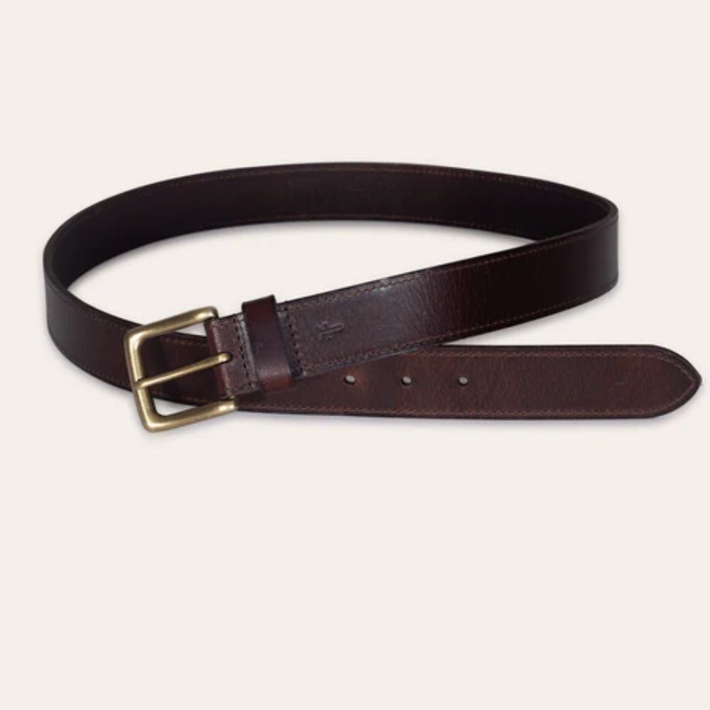 FRYE 35 MM PULL UP LEATHER BELT BROWN 40 NWOT